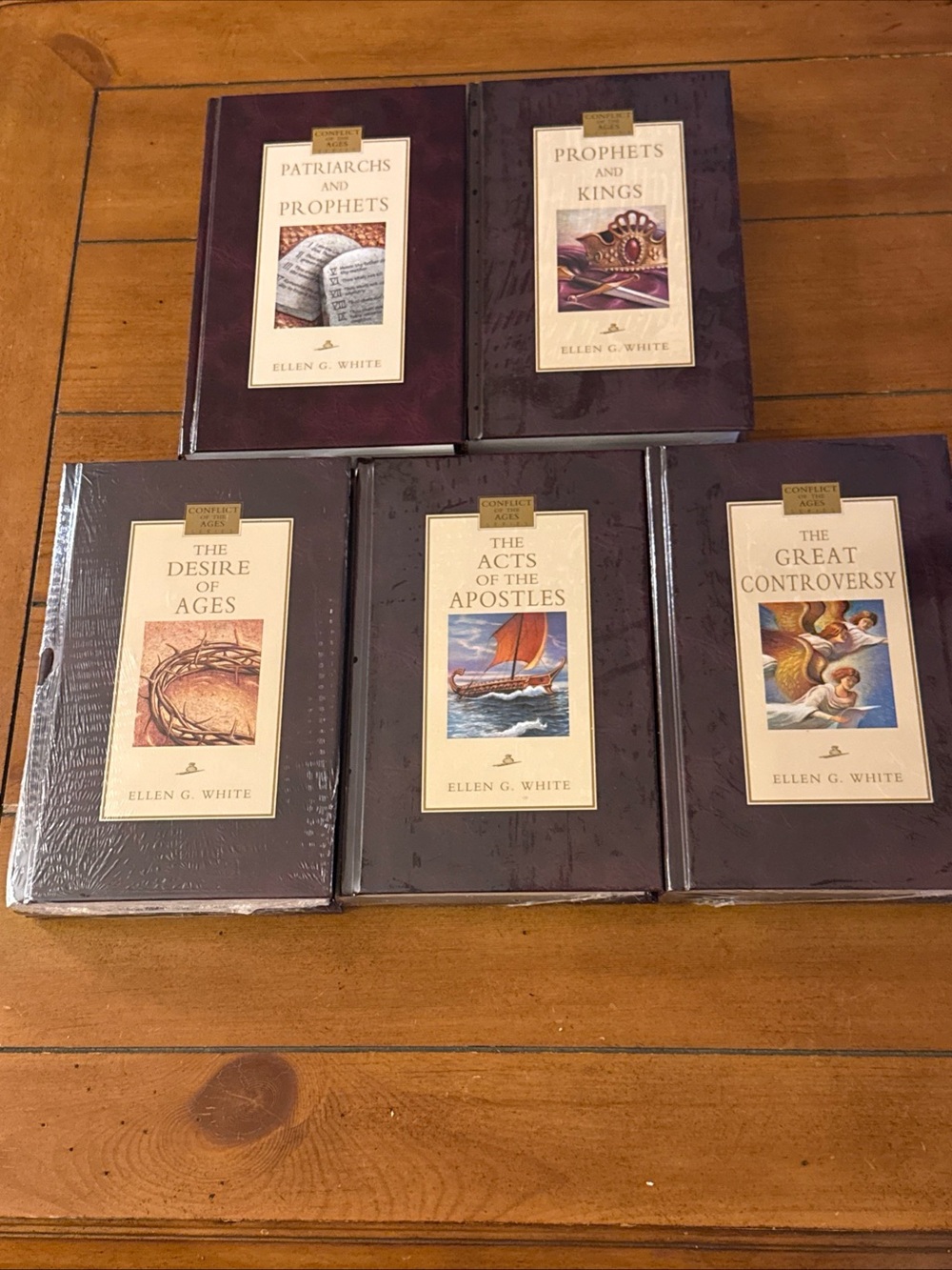 ✨ RARE CHANCE ✨ Conflict of the Ages 5-Volume Hardcover Set by Ellen G. White